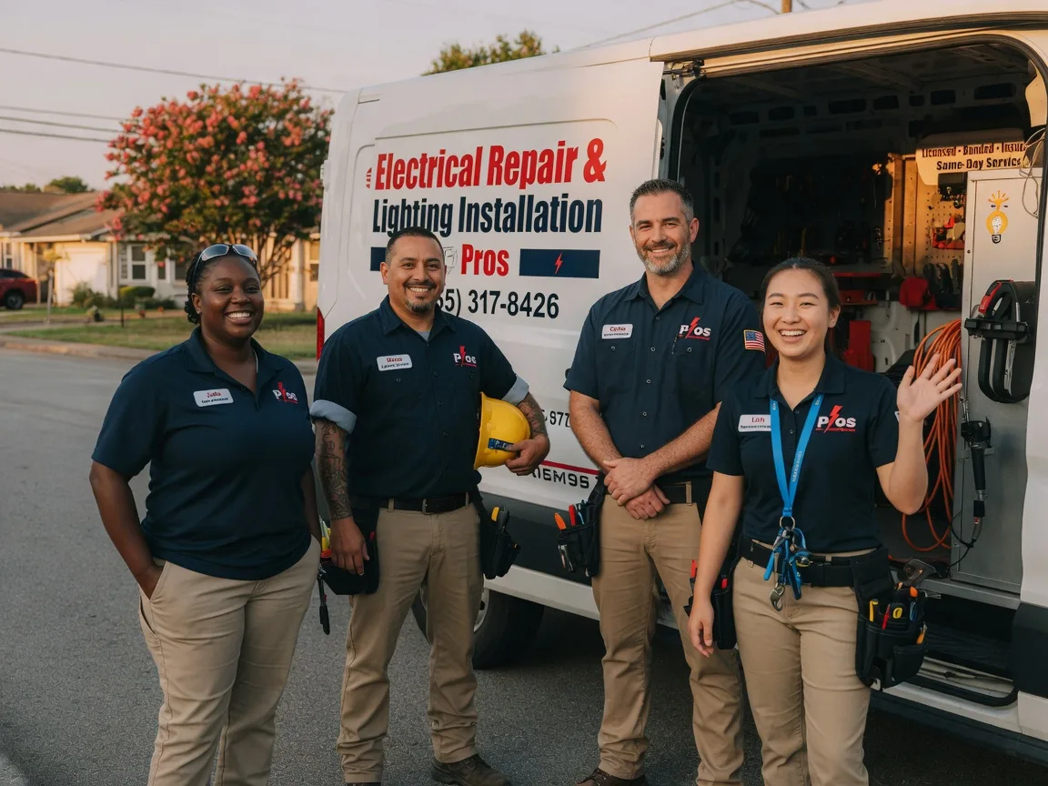 Licensed Electrician company in Hillister, TX